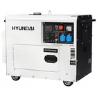 HYUNDAI [DHY 8000SE] Генератор дизельный { двигатель HYUNDAI D500-Е,4-х такт, 12 л.с.,430см3, max 6,0 кВт/nom 5,5кВт, 230В/50Гц, запуск ручной/электро, 158 кг }