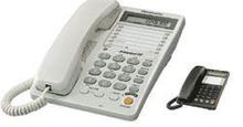 Panasonic KX-TS2365RUW (белый) {16-зн ЖКД, однокноп.набор 20 ном., автодозвон, спикерфон }
