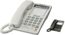 Panasonic KX-TS2365RUB (черный) {16-зн ЖКД, однокноп.набор 20 ном., автодозвон, спикерфон }