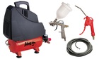 FUBAG PAINT MASTER KIT Компрессор+набор из 3 предметов [8213875KOA609 (8213875KOA538)] {Реси- вер, л 6 Произ- водит., л/мин 180 Давле- ние, бар 8 Мощность, кВт1.1 Напря- жение, В 220 Вес, кг 12.4}