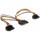 Gembird/Cablexpert Кабель питания SATA, 15см, 15pin (M)/2x15pin(F) на 2 SATA устройства, угловой разъем (CC-SATAM2F-02) Gembird/Cablexpert Кабель питания SATA, 15см, 15pin (M)/2x15pin(F) на 2 SATA устройства, угловой разъем (CC-SATAM2F-02)