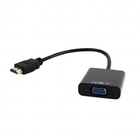 Gembird-Cablexpert Переходник HDMI-VGA, 19M/15F (A-HDMI-VGA-03) Gembird-Cablexpert Переходник HDMI-VGA, 19M/15F (A-HDMI-VGA-03)