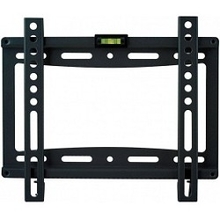 Kromax IDEAL-5 new black,  Кр. стал. наст. для TV 15"-47", max 35 кг, 0 ст св., от ст. 20 мм, max VESA 200x200 мм.