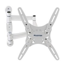 Kromax TECHNO-5 white, Кр. алюм. наст. для TV 15"-55", max 35 кг, 5 ст св., нак. 15°, пов. 180°, от ст. 87-497 мм, max VESA 400x400 мм. Kromax TECHNO-5 white, Кр. алюм. наст. для TV 15"-55", max 35 кг, 5 ст св., нак. 15°, пов. 180°, от ст. 87-497 мм, max VESA 400x400 мм.