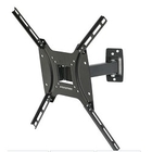 Kromax OPTIMA-403 black {Кронштейн для LED/LCD телевизоров 15"-55", max 25 кг, настенный, 3 ст свободы, наклон +5°-12°, поворот ±90°, от стены 68.5-225 мм, max VESA 400x400 мм}