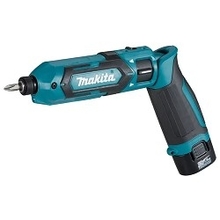 Makita TD022DSE Отвертка ак(уд),{7.2В,2х1Ач Li-ion,2450об\м,25Нм,6-ти гран1\4",0.56кг,сумка,подсветка,эл регул ск}