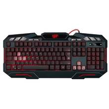 Defender Doom Keeper GK-100DL RU [45100] {Проводная игровая клавиатура, 3-х цветная,19 Anti-Ghost}