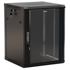 Hyperline TWB-0945-GP-RAL9004 Шкаф настенный 19-дюймовый (19"), 9U, 500x 600х 450мм, стеклянная дверь с перфорацией по бокам, ручка с замком, цвет черный (RAL 9004) (разобранный) Hyperline TWB-0945-GP-RAL9004 Шкаф настенный 19-дюймовый (19"), 9U, 500x 600х 450мм, стеклянная дверь с перфорацией по бокам, ручка с замком, цвет черный (RAL 9004) (разобранный)