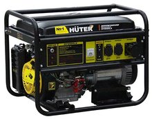 Huter DY9500LX 64/1/40 Электрогенератор { четырехтактный, 7500Вт, 220В/50Гц, 91Дб, принудительное охлаждение, бак 25 л, расход бензина 374 г/кВтч, расход масла 6,8 г/кВтч, электростартер }