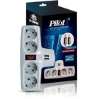 ZIS Сетевой разветвитель ZIS Pilot-T (4 розетки, 2xUSB) ZIS Сетевой разветвитель ZIS Pilot-T (4 розетки, 2xUSB)