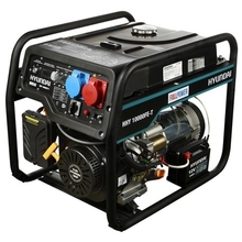 HYUNDAI [HHY 10000FE-T] Генератор бензиновый { Запуск ручной/электро, HYUNDAI IC460, 4-х такт,  18 л.с., 460 см3, 230-400В/50Гц, 8,0 кВт/nom 7,5кВт, Вес 89,5 кг }