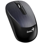 Genius ECO-8015 Iron Gray {шероховатое металлическое покрытие, оптическая, 800/1200/1600 dpi, радио 2,4 Ггц, аккумулятор, USB}  [31030005402]
