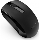 Genius ECO-8100 Black {мышь оптическая, 800/1200/1600 dpi, радио 2,4 Ггц, аккумулятор, USB} [31030004400]