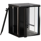 Hyperline TWB-FC-1866-GP-RAL9004 Шкаф настенный 19-дюймовый (19") 18U, 908x 600х 600мм, стеклянная дверь с перфорацией по бокам, ручка с замком, с возможностью установки на ножки, цвет черный RAL 9004 Hyperline TWB-FC-1866-GP-RAL9004 Шкаф настенный 19-дюймовый (19") 18U, 908x 600х 600мм, стеклянная дверь с перфорацией по бокам, ручка с замком, с возможностью установки на ножки, цвет черный RAL 9004