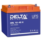 Delta HRL 12-45 X (45А\ч, 12В) свинцово- кислотный аккумулятор Delta HRL 12-45 X (45А\ч, 12В) свинцово- кислотный аккумулятор