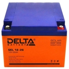 Delta GEL 12-26 (12V/26Ач) свинцово- кислотный аккумулятор Delta GEL 12-26 (12V/26Ач) свинцово- кислотный аккумулятор