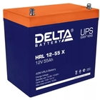 Delta HRL 12-55 X (55 А\ч, 12В) свинцово- кислотный аккумулятор Delta HRL 12-55 X (55 А\ч, 12В) свинцово- кислотный аккумулятор