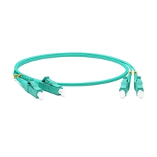 Hyperline FC-D2-503-LC/­PR-LC/­PR-H-50M-LSZH-AQ Патч-корд волоконно-оптический (шнур) MM 50/­125(OM3), LC-LC, duplex, 10G/­40G, LSZH, 50 м