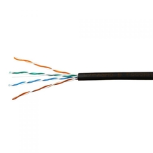 SkyNet Кабель UTP outdoor 4x2x0,51, медный, FLUKE TEST, кат.5e, однож., (305м) box, черный [CSP-UTP-4-CU-OUT]
