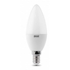 GAUSS 33118 Светодиодная лампа LED Elementary Свеча 8W E14 520lm 3000K 1/10/100 0 GAUSS 33118 Светодиодная лампа LED Elementary Свеча 8W E14 520lm 3000K 1/10/100 0