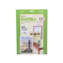 Office Kit Пленка Office Kit А4 (100 мик) LPA4100 25 шт./уп глянцевая, Retail pack Office Kit Пленка Office Kit А4 (100 мик) LPA4100 25 шт./уп глянцевая, Retail pack