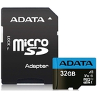 Micro SecureDigital 32Gb A-DATA AUSDH32GUICL10A1-RA1 {MicroSDHC Class 10 UHS-I, SD adapter} Micro SecureDigital 32Gb A-DATA AUSDH32GUICL10A1-RA1 {MicroSDHC Class 10 UHS-I, SD adapter}