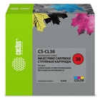 Cactus CL-38 Картридж для Canon Pixma iP1800/iP1900/iP2500/iP2600/MP140/MP190/MP210/MP220/MP470/MX300/MX310, голубой/пурпурный/желтый Cactus CL-38 Картридж для Canon Pixma iP1800/iP1900/iP2500/iP2600/MP140/MP190/MP210/MP220/MP470/MX300/MX310, голубой/пурпурный/желтый