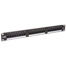 ITK PP24-1UC5EU-D05 1U патч-панель кат.5Е UTP, 24 порта (Dual)
