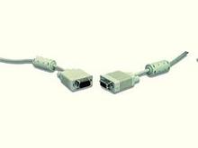 Gembird/Cablexpert CC-PPVGA-10m, Кабель VGA Premium ,  15M/15M, 10м, серый, тройной экран, феррит.кольца 