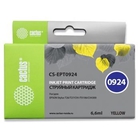 Cactus EPT0924 Картридж для Stylus C91/CX4300/TX106/TX117, жёлтый Cactus EPT0924 Картридж для Stylus C91/CX4300/TX106/TX117, жёлтый