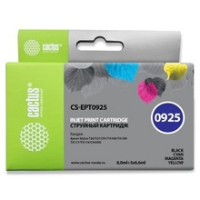 Cactus EPT0925 Картриджи  для  Stylus C91/CX4300/TX106/TX117, черный/голубой/пурпурный/желтый