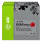 Cactus PG-40 Картридж для Canon Pixma iP1200/1800/1900/2200/2500/2600/MP140/210/450/470/MX300, черный Cactus PG-40 Картридж для Canon Pixma iP1200/1800/1900/2200/2500/2600/MP140/210/450/470/MX300, черный