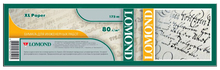 LOMOND 1209129 Бумага Lomond 80г/м2, 420мм*175м*76мм, офсет,  инженерная