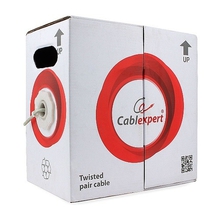 Cablexpert  [UPC-5040E-SOL/100] Кабель UTP кат.5e, 4 пары, 0.40 мм 100м, ССА одножильный 