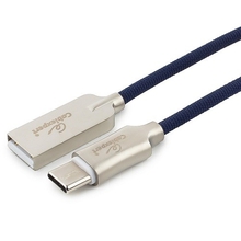 Cablexpert Кабель USB 2.0 CC-P-USBC02Bl-1.8M AM/Type-C, серия Platinum, длина 1.8м, синий, блистер	