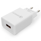 Cablexpert Адаптер питания, Qualcomm QC 3.0 , 100/220V - 1 USB порт 5/9/12V, белый (MP3A-PC-16) Cablexpert Адаптер питания, Qualcomm QC 3.0 , 100/220V - 1 USB порт 5/9/12V, белый (MP3A-PC-16)
