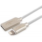 Cablexpert Кабель для Apple CC-P-APUSB02W-1M MFI, AM/Lightning, серия Platinum, длина 1м, белый, блистер