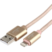 Cablexpert Кабель для Apple CC-U-APUSB02Gd-1.8M AM/Lightning, серия Ultra, длина 1.8м, золотой, блистер			