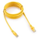 Cablexpert Патч-корд медный UTP PP10-3M/Y кат.5, 3м, литой, многожильный (желтый) Cablexpert Патч-корд медный UTP PP10-3M/Y кат.5, 3м, литой, многожильный (желтый)