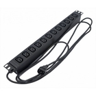 Hyperline SHE19-12IEC-2.5IEC Блок розеток для 19" шкафов, горизонтальный, 12xIEC 320 C13, 10A, 250В, кабель питания 3х1.0мм2, длина 2.5 м, с вилкой IEC 320 C14, 482.6x44.4x44.4мм (ДхШхВ) Hyperline SHE19-12IEC-2.5IEC Блок розеток для 19" шкафов, горизонтальный, 12xIEC 320 C13, 10A, 250В, кабель питания 3х1.0мм2, длина 2.5 м, с вилкой IEC 320 C14, 482.6x44.4x44.4мм (ДхШхВ)