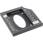 ORIENT UHD-2SC12PL, Шасси для 2.5" SATA HDD для установки в SATA отсек оптического привода ноутбука 12.7 мм, пластик (30843) ORIENT UHD-2SC12PL, Шасси для 2.5" SATA HDD для установки в SATA отсек оптического привода ноутбука 12.7 мм, пластик (30843)