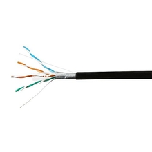 SkyNet Кабель FTP outdoor 4x2x0,46, медный, FLUKE TEST, кат.5e, однож., 100 м, box, черный [CSL-FTP-4-CU-OUT/100]