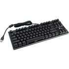 Клавиатура механ Gembird KB-G540L {USB, черн, переключатели Outemu Blue, 87 клавиши, подсветка Rainbow 9 режимов, FN, кабель тканевый 1.8м} Клавиатура механ Gembird KB-G540L {USB, черн, переключатели Outemu Blue, 87 клавиши, подсветка Rainbow 9 режимов, FN, кабель тканевый 1.8м}