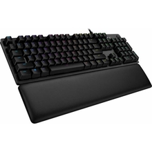 Клавиатура Logitech G513 Tactile (GX Brown switches) механическая черный USB Multimedia for gamer LED (подставка для запястий)