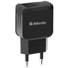 Defender Сетевой адаптер 2xUSB, 5V/2.1А, черный, пакет (EPA-13) (83840)