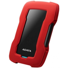 Жесткий диск A-Data USB 3.0 1Tb AHD330-1TU31-CRD HD330 DashDrive Durable 2.5" красный