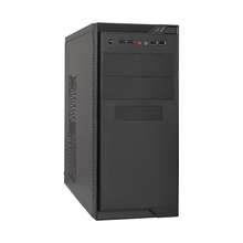 Exegate EX283237RUS Корпус Minitower ExeGate MA-372UX Black, mATX <UN450, 120mm> 2*USB+2*USB3.0, Audio