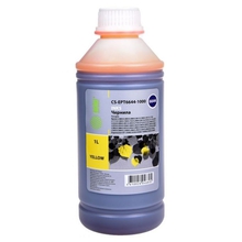 Cactus CS-EPT6644-1000 Чернила для Epson L100/L110/L120/L132/L200/L210/L222/L300/L312/L350/L355/L362/L366/L456/L550/L555/L566/L1300, желтый, 1000мл  