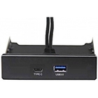 Exegate EX280447RUS Планка USB на переднюю панель Exegate U3H-617, 3,5", 1*USB3.0+1*TypeC, черная, подсоед-е к мат. плат Exegate EX280447RUS Планка USB на переднюю панель Exegate U3H-617, 3,5", 1*USB3.0+1*TypeC, черная, подсоед-е к мат. плат