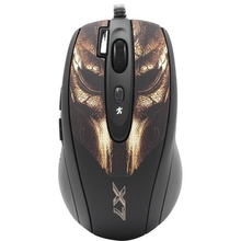 Мышь A4Tech XL-750BH 3600dpi USB2.0, (6but) USB Brown-Yellow